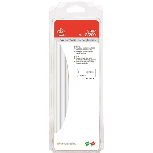 Vendita online Colla M12/200 Bianca in blister da 280 g.